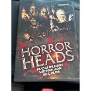 Horror Heads DVD Set Head Of The Family Shrunken Heads Skullheads 3 DVD Set